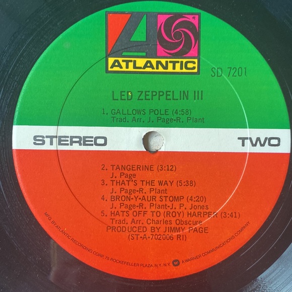 Led Zeppelin - Led Zeppelin III - Atlantic - SD 7201 - LP, Album - Picture 12 of 12